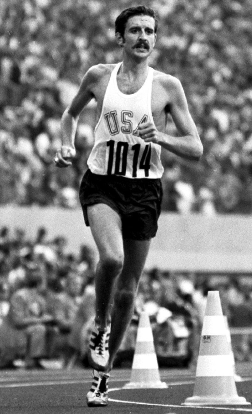 Frank Shorter shortly before his greatest achievement: winning the olympic marathon 1972 in Munich.