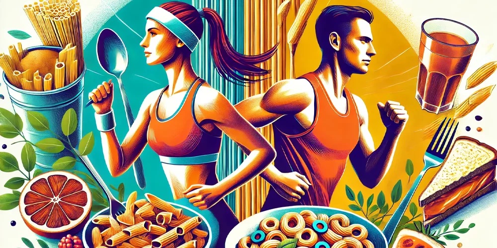 carga de carbohidratos para maraton